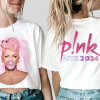 P!nk Pink Singer Summer Carnival 2024 Tour Shirt,Pink Fan Lovers Shirt,Music Tour 2024 Shirt,Trustfall Album Shirt,Concert 2024 P!nk shirt