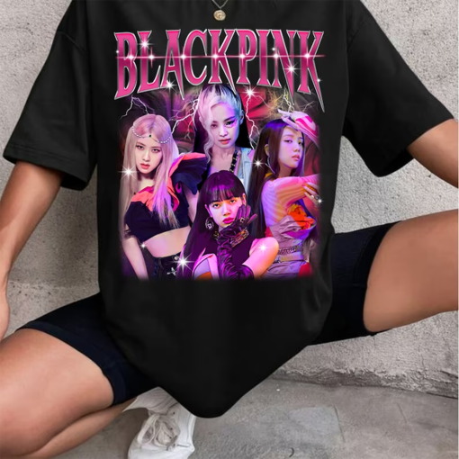 Vintage BlackPink Members Sweatshirt, BlackPink World Tour Shirt, Born Pink Tour Shirt, BlackPink Jisoo, Jennie, Rose, Lisa Shirt