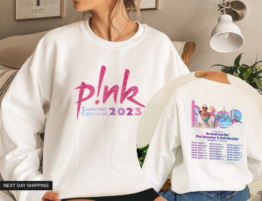 P!nk Summer Carnival 2023 Sweatshirt Concert Apparel Trustfall Album Hoodie Pink Singer Tour Music Festival Sweatshirt Tour Sweatshirt