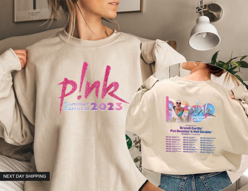 P!nk Summer Carnival 2023 Sweatshirt Concert Apparel Trustfall Album Hoodie Pink Singer Tour Music Festival Sweatshirt Tour Sweatshirt