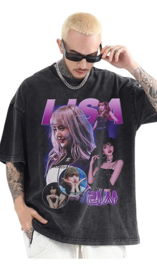 Retro Lalisa 90s Bootleg T-shirt, Lisa Kpop Shirt, Lalisa Manoban Shirt, Vintage shirt 90s Grapic Tee Unisex Lalalisa , Blinks Fan Gift