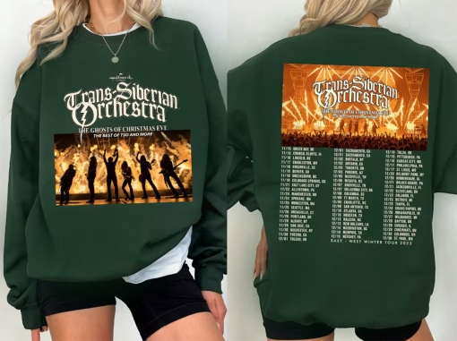 Trans-Siberian Orchestra The Ghost Of Christmas Eve Tour 2023 T-Shirt Sweatshirt, Trans-Siberian Orchestra Winter Tour 2023, Gift for Fan