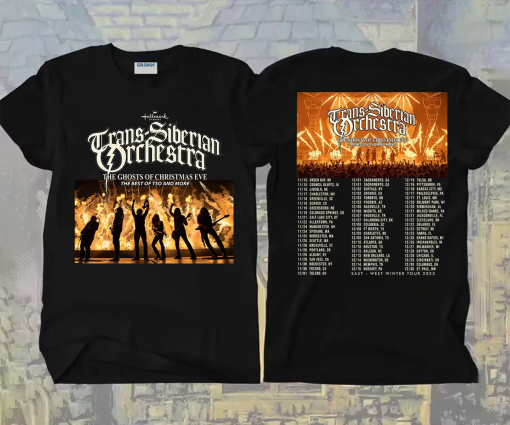 Trans-Siberian Orchestra The Ghost Of Christmas Eve Tour 2023 T-Shirt Sweatshirt, Trans-Siberian Orchestra Winter Tour 2023, Gift for Fan