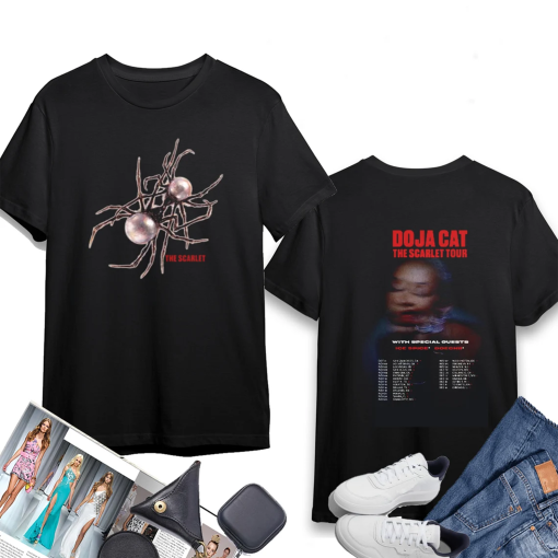 Doja Cat Tour Merch, The Scarlet Tour 2023 Doja Cat Shirt, Doja Cat Fan Gift Shirt, Doja Cat Graphic Shirt, Tour 2023, Doja Cat Concert Tee