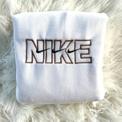 N.ik.e  Vintage Embroidery Sweatshirt, Crewneck Hoodie, Birthday Gift