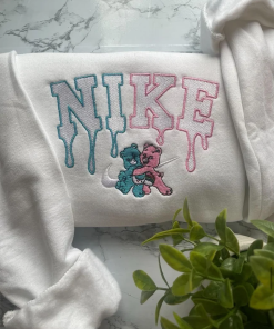 Valentine Cute Bears embroidered Sweatshirt, Love A…