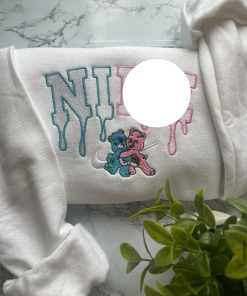 Valentine Cute Bears embroidered Sweatshirt, Love A…