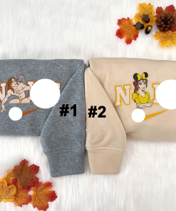 Ta.rz.an And Ja.ne Disney Embroidered Sweatshirts