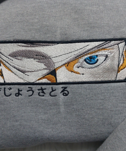 Satoru Gojo Embroidered Sweatshirt Jujutsu Kaisen Anime