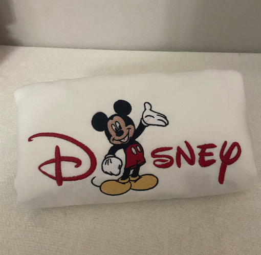 Disney Mickey Mouse Embroidered Sweatshirt