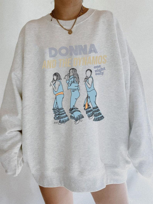 Donna & the Dynamos one night only shirt, Donna and the Dynamos Outline __ Retro Vintage Style SHIRT