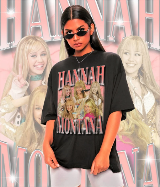 Retro Hannah Montana Shirt -Hannah Montana Vintage Shirt,Hannah Montana T shirt,Hannah Montana Crewneck,Hannah Montana Sweatshirt,90s Tshirt