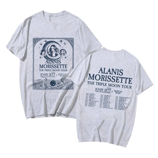 Alanis Morissette The Triple Moon Tour 2024 Shirt, Alanis Morissette Fan Shirt, Alanis Morissette 2024 Tour, The Triple Moon Concert Shirt