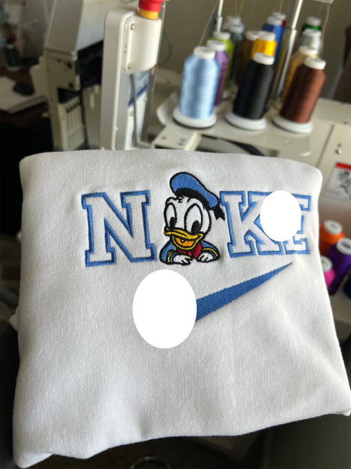 Donald Duck Embroidered Crewneck Crew, Disney embroidered sweatshirt, Disney Sweatshirt, Disney Crew, Disney Crewneck