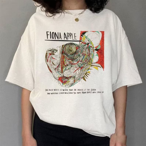 Vintage Fiona Apple T shirt, Aesthetic Fiona Apple Graphic Artwork shirt, vintage Fiona Apple 80’s band tee