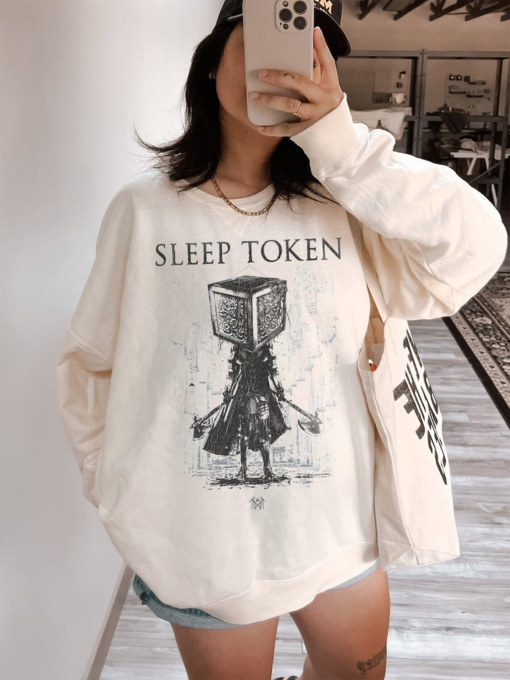 Comfort Color Shirt, Sleep Token Reaper Angel Shirt, Rock Band Vintage Sweatshirt, Sleep Token Tour Merch, Perfect Gift For Fans