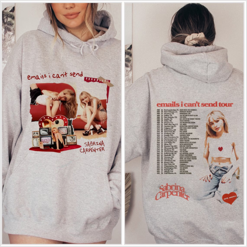 Emails I Can’t Send Tour Album Shirt, Sabrina Carpenter Album Shirt