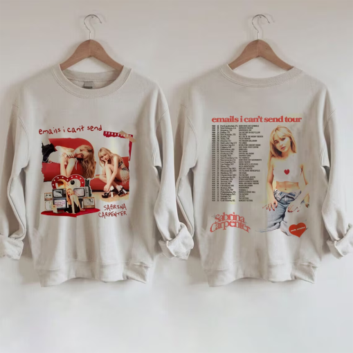 Emails I Can’t Send Tour Album Shirt, Sabrina Carpenter Album Shirt