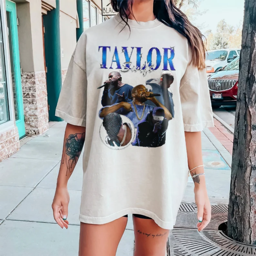 Vintage Taylor Kanye West 90s Shirt,Retro Taylor Kanye West For Fan,Swiftie Kanye West Unisex Y2k Clothing,Swiftie Trending Shirt,Unisex Tee