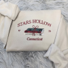 Stars Hollow Connecticut Embroidered Sweatshirt | Connecticut Book Embroidered Hoodie | Stars Hollow Book Sweater | Crew Neck Sweatshirt