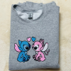 Mickey and Minnie Couple V2 Sweatshirt,Valentine’s Day Couple Sweatshirt