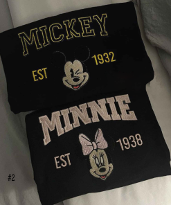 Mickey and Minnie Couple V2 Sweatshirt,Valentine’s Day…