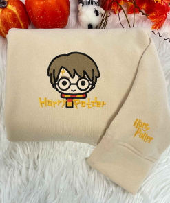 Cute Harry Potter Embroidered Sweatshirt