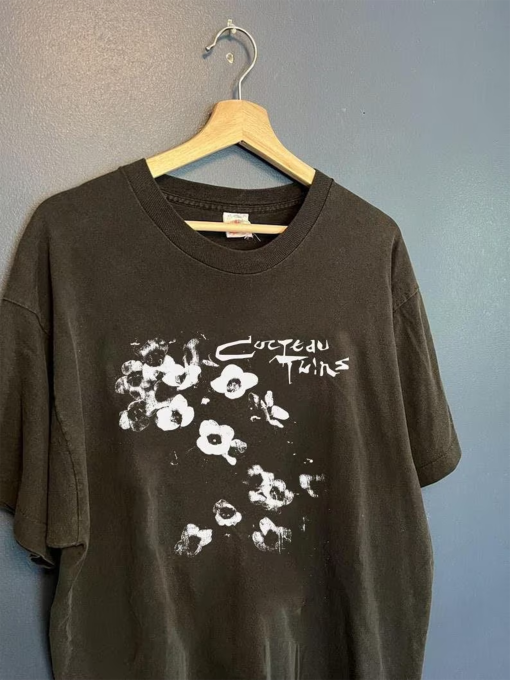 Vintage Cocteau Twins Aesthetic Flower Graphic Artwork shirt, vintage Cocteau Twins Indie band tee