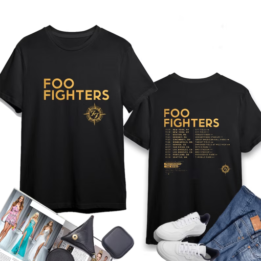 Foo Fighters Band Tour US 2024 Shirt, Foo Fighters Fan Shirt, Foo Fighters World Tour 2024 Shirt, Foo Fighters Concert 2024, Rock Band Shirt