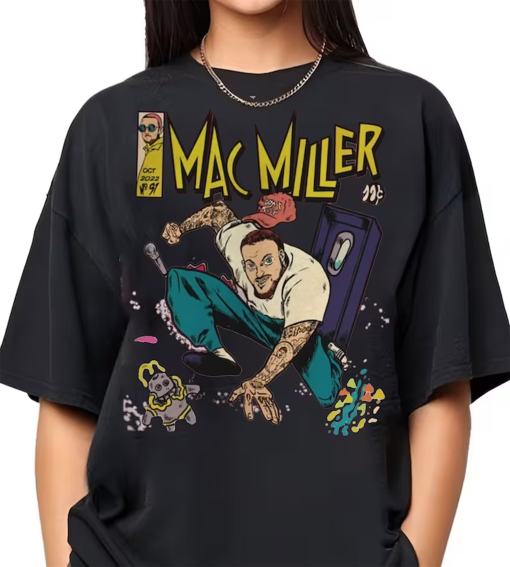 Vintage Mac millers shirt,Mac Swimming Shirt,Vintage Rap Tee,Pop Music Fan shirt,Hip Hop Shirt,Vintage Rap Tee,Mac Fan Gift