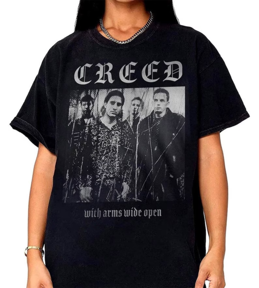 Vintage Creed Band Shirt,Creed Band Tour Shirt,Graphic Vintage Sweatshirt,2024 Music Concert Tee,y2k band shirt,gift for fan