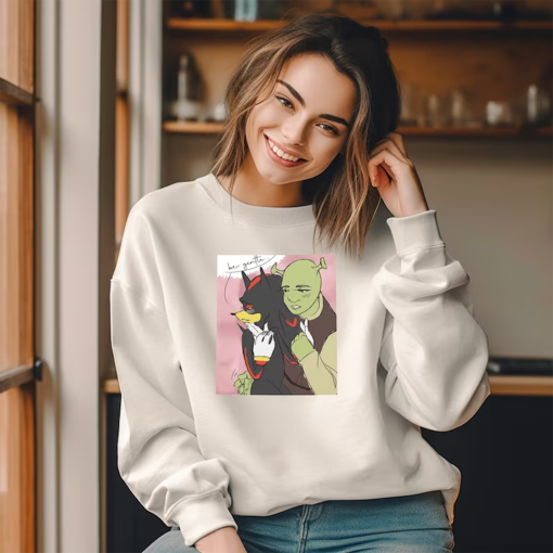 Shrek Sweatshirt, Sonic Sweatshirt, Lovers Sweatshirt, Funny Sweatshirt, Fiona Sweatshirt, Shadow Sweatshirt.