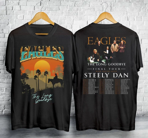 Eagles The Long Goodbye 2024 Tour The California Concert T-shirt, Ts Merch Shirt, Music Tour Shirt