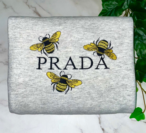 P.R.A.D.A Embroidered sweatshirt and Hoodie