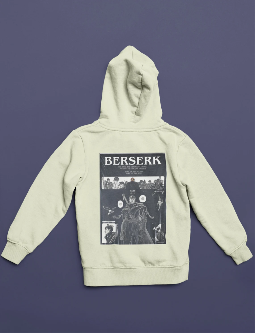 Vintage Limited Berserk Unisex Hoodie, 90’s Inspired Retro Anime Hoodie, Gift for Manga Fan