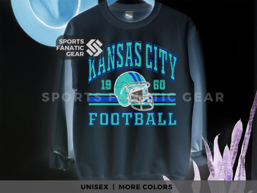 Kansas City Retro Style Sweatshirt Crewneck, Vintage Style Kansas City Fan Gift