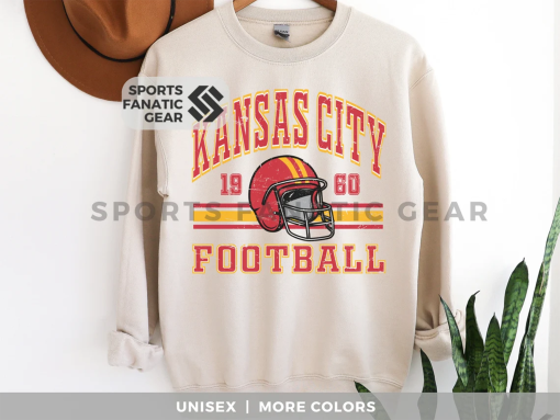 Kansas City Retro Style Sweatshirt Crewneck, Vintage Style Kansas City Fan Gift