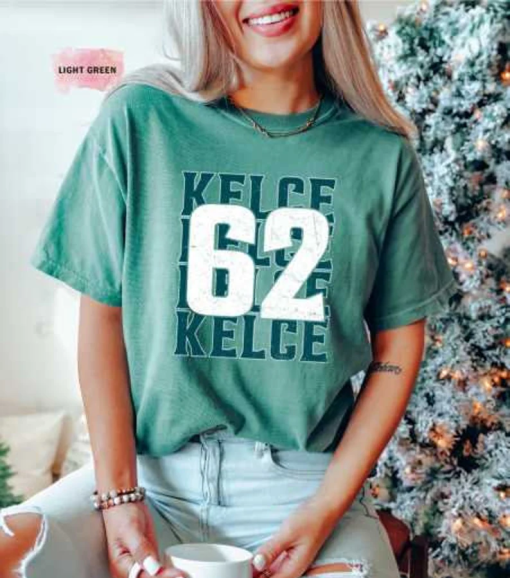 Kelce 62 Shirt Jason Kelce T-Shirt Philadelphia Football Jason Kelce 62 Jersey Jason Kelce 62 Shirt Gift For Her Gift For Friend