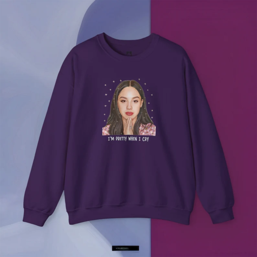 I’m Pretty When I Cry Sweatshirt, Olivia Rodrigo, Music Teacher Shirt, Olivia Rodrigo Tee, I’m Pretty Cool But I Cry a Lot