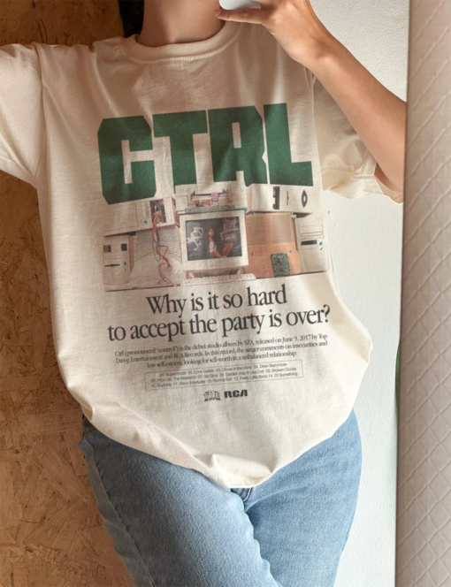 CTRL tshirt, Hip Hop shirt,