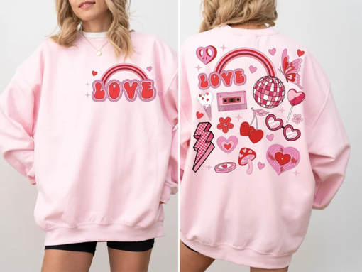 Cute Valentines Day shirt, Retro Valentine’s Day shirt, Trendy Valentine’s Day shirt