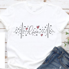 Red Love Bites Sparkly Faux Sequins Valentines Day shirt, Cute Valentines Day Shirt , Trendy Valentines Day shirt