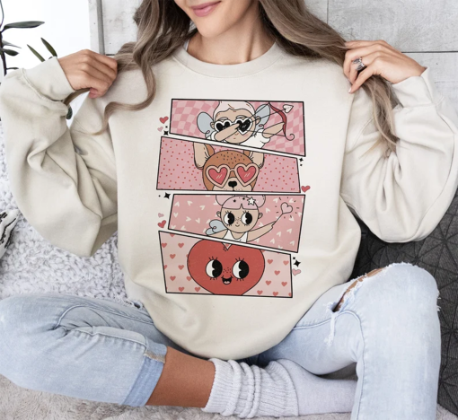 Valentines Day shirt, Retro Valentines shirt, Valentines, Cute Valentines shirt