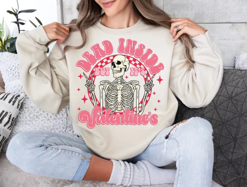 Dead Inside But It’s Valentines Day shirt, Funny Valentines shirt, Retro Valentine shirt