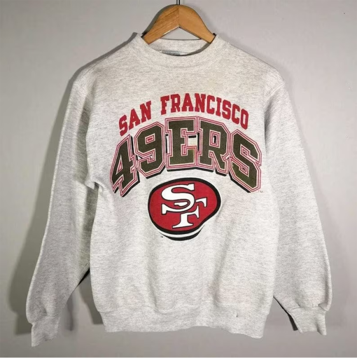 San Francisco Football Crewneck, San Francisco Football Sweatshirt, The Niners, SF Football Shirt, Unisex Tshirt Hoodie Sweater