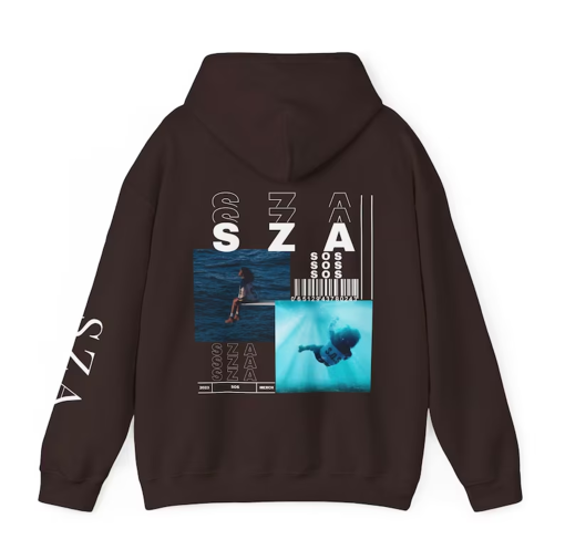 SZA sos Album Hoodie, Concert Merch, Sza Album Cover, Sza Fan, Unisex Hoodies, Sza Shirt, Graphic Hoodies, Design on back, Sza 2023 Tour