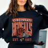 Vintage Cincinnati 1967 Football Sweatshirt T-Shirt, Vintage Bengals Football Shirt, Cincinnati Game Day shirt, Crewneck Hoodie