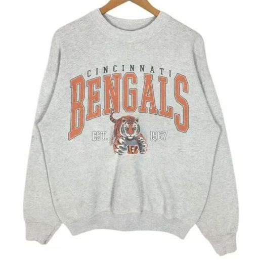 Vintage Cincinnati 1967 Football Sweatshirt T-Shirt, Vintage Bengals Football Shirt, Cincinnati Game Day shirt, Crewneck Hoodie