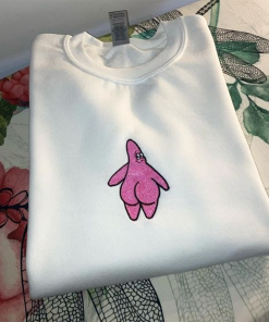 Patrick Star Embroidered Shirt