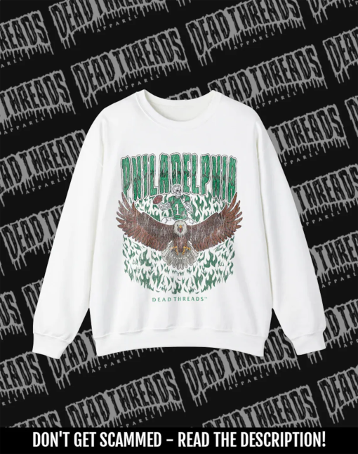 PHILADELPHIA FOOTBALL sweatshirt, Dead Threads, football t-shirt, NFL